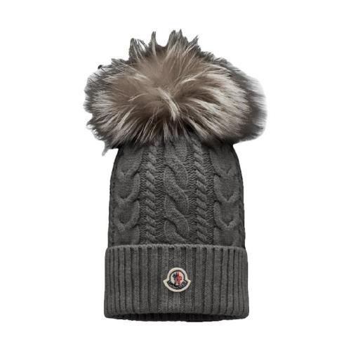  MONCLER蒙可蒙克莱 22年秋冬 女士 帽子 绒球羊毛针织帽 H20939Z70301A9328985