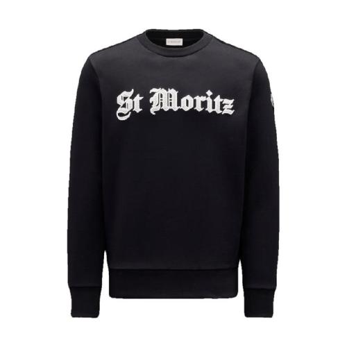  MONCLER蒙可蒙克莱 22年秋冬 男士 卫衣 Embroidered Sweatshirt H20918G00023809KR999