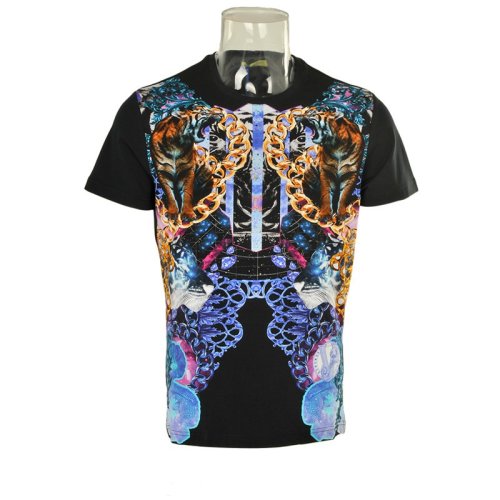  VERSACE JEANS COUTURE 男士印花棉质短袖T恤 B3GPA718 6161 899 PLFSX