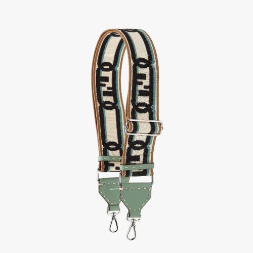  FENDI芬迪 22年秋冬 女士 肩带 拼色布料肩带 8A_V134AM2TF1JCC