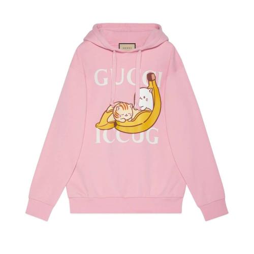  GUCCI古驰 22年秋冬 女士 Bananya x Gucci联名系列兜帽卫衣 615061 XJDL5 5904 预定商品2-6周发货