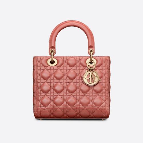 DIOR迪奥 22年秋冬 女士 单肩包 Sac Lady Dior Medium M0565ONGE_M48M