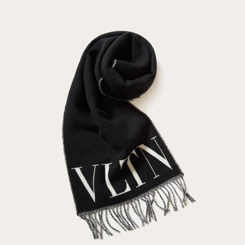  VALENTINO华伦天奴 22年秋冬 男士 围巾 écharpe VLTN en laine et cachemire 2Y2ER033PTX0NI