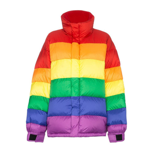 BURBERRY/博柏利 男士彩虹色时尚休闲羽绒服 45490061
