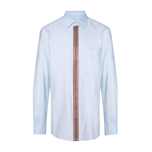 BURBERRY/博柏利 巴宝莉 白 衬衫 衬衣 专柜同款 格纹 男士长袖衬衫