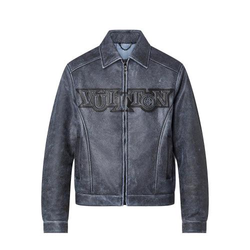  LV路易威登 22年秋冬 男士 夹克 皮革运动夹克 1AAUZA 1AAUZ9 1AAUZ7 1AAUZ6 1AAUZB 1AAUZ8
