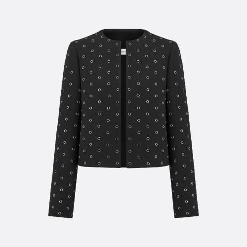  DIOR迪奥 22年秋冬 女士 夹克 短款开襟夹克 241V20X1162_X9000