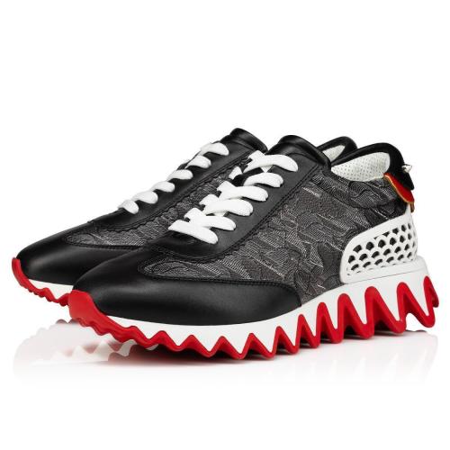 CL红底鞋 22年秋冬 女士 休闲运动鞋 Loubishark woman 3221073t688