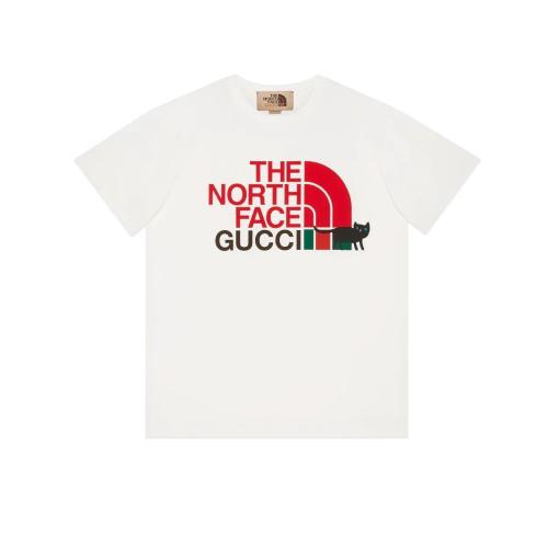  GUCCI古驰 22年秋冬 女士 The North Face x Gucci联名系列T恤 615044 XJDTF 9095