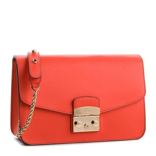 Furla/芙拉 Metropolis系列 女士单肩包斜跨包 941812橙色 橙色
