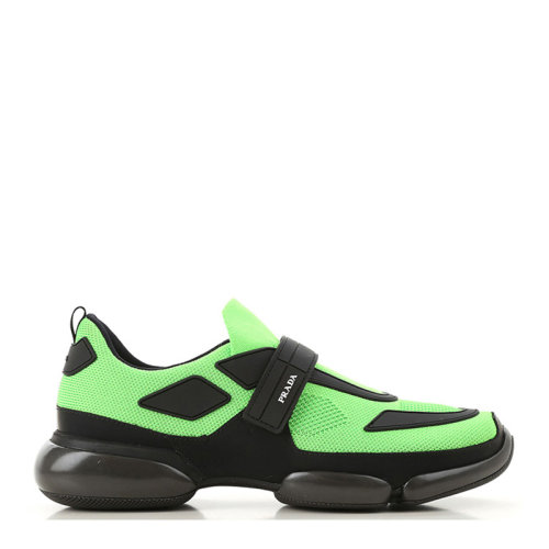 PRADA/普拉达 男士绿色皮革休闲鞋运动鞋跑步鞋男鞋 20G064-20BZ-F0JNB