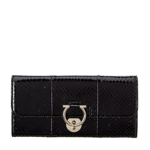 Salvatore Ferragamo/菲拉格慕 女士 女包 黑色皮革卡包钱包 22D222 684273