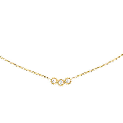 DIOR/迪奥  女士MIMIROSE 18K黄金和钻石项链 JMRO95010_0000