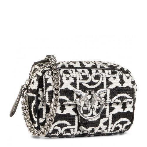 Pinko/品高女士印花趣味涂鸦印花飞鸟燕子包斜挎包单肩包链条包女包 1P21WA多色可选