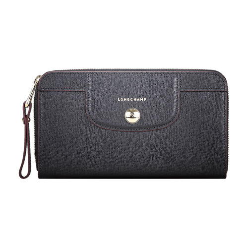 Longchamp/珑骧 LePliageHéritage女士系列 牛皮长款钱包钱夹 3427 813