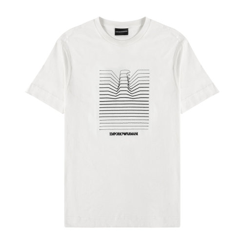Emporio Armani/安普里奥阿玛尼 白色 男士短袖T恤 3K1TL8-1JULZ-0101