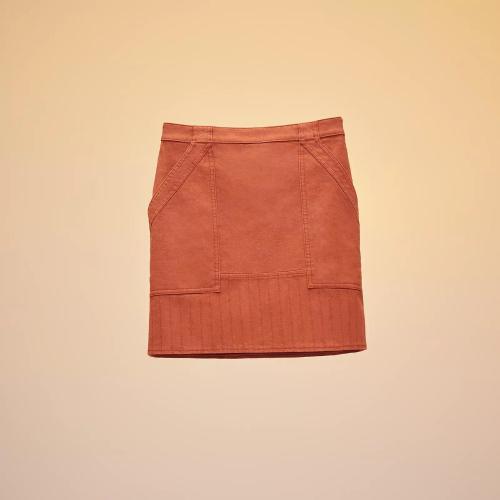  HERMES爱马仕 22年秋冬 女士 半身裙 Mini-jupe H2E0350DQ2N34