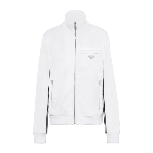 PRADA/普拉达 22年早春新款 ADIDAS联名系列 男女同款白色再生尼龙夹克SGB936_1WQ8_F0AA1_S_212