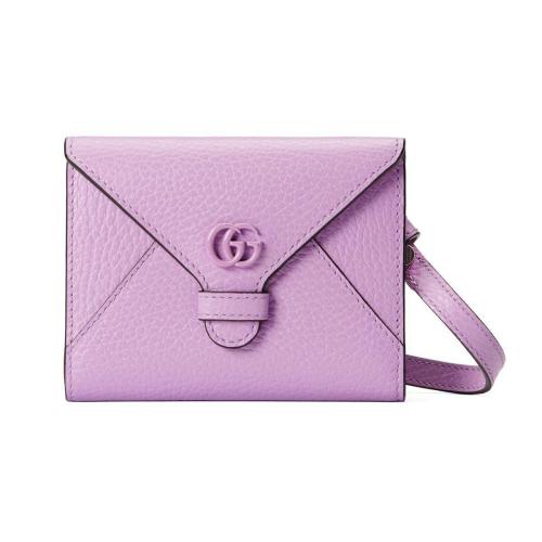  GUCCI古驰 22年秋冬 女士 GG Marmont系列卡片夹 701073 17WFF 5416