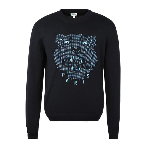 KENZO/高田贤三男装虎头提花男士套头针织衫男士针织衫/毛衣FA55PU500