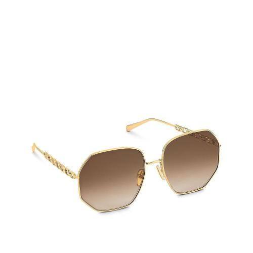  LV路易威登 22年秋冬 女士 太阳眼镜 Lunettes de soleil rondes My LV Chain Z1650W