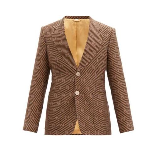 GUCCI/古驰  新款经典双G男士西服618666/ZAEAK 2118