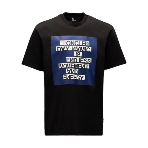  MONCLER蒙可蒙克莱 22年秋冬 男士 短袖T恤 Printed T-Shirt H20978C0000383927999