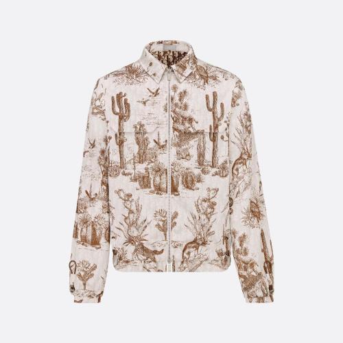  DIOR迪奥 22年秋冬 男士 夹克 拉链短夹克 213C522C5531_C181