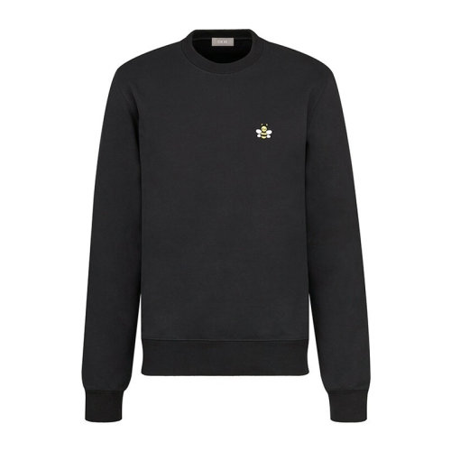 Dior Homme/迪奥桀傲   男装 黑色蜜蜂刺绣套头休闲 男卫衣