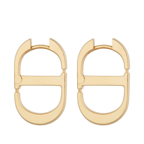 DIOR/迪奥 22新款30 MONTAIGNE系列 女士金色CD字母造型金属耳环耳钉E2020WOMMT_D300