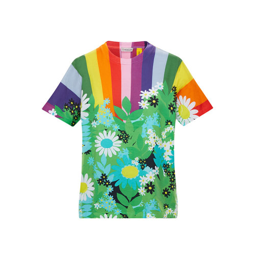 Moncler/蒙克莱 20年秋冬 百搭 女性 logo 混色 女士短袖T恤 8C70510 829HF 860