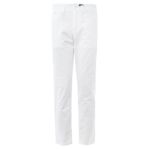 Trussardi/楚莎迪 棉质白色男士长裤 简约休闲 男士休闲裤 男裤 尺码偏大