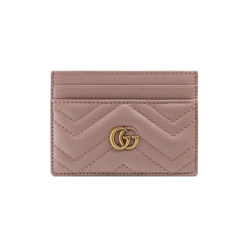  GUCCI古驰 22年秋冬 女士 GG Marmont系列卡片夹 443127 DTD1T 5729 预定商品2-6周发货