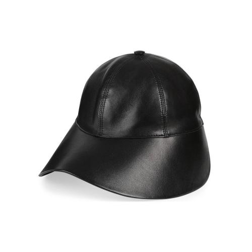  GUCCI古驰 22年秋冬 女士 皮革宽边棒球帽 728904 3HARH 1000