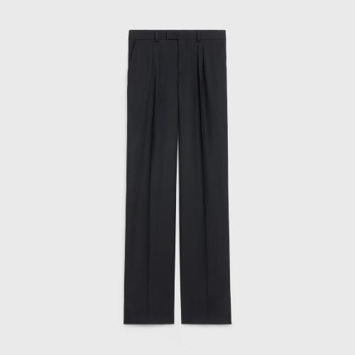  CELINE赛琳思琳 22年秋冬 女士 休闲裤 PANTALON MARGARET GABARDINE DE LAINE 2P688650D.38NO
