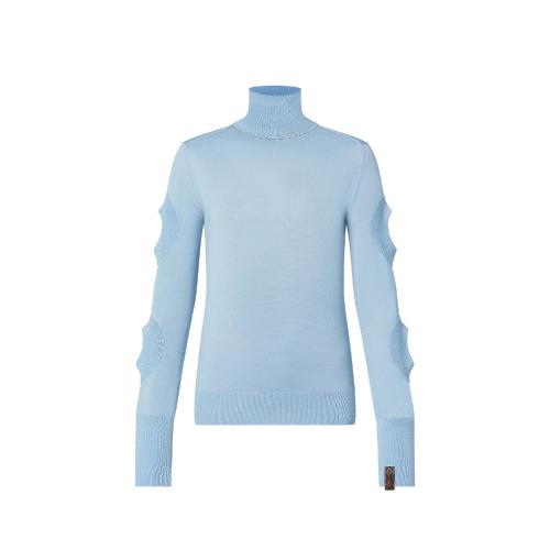  LV路易威登 22年春夏 女士 针织衫 剪裁衣袖樽领衫 1A9BFB 1A9BF9 1A9BFC 1A9BFA 1A9BFD 预定商品2-6周发货