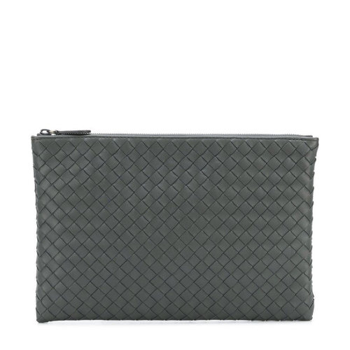 Bottega Veneta/葆蝶家 宝缇嘉 女士 百搭 羊皮编织拉链开合手拿包 522429V001N2006 HJH0015X