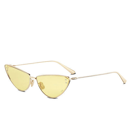 DIOR/迪奥 22年春夏新款 女士黄色蝴蝶金属框架太阳镜墨镜MISDB1UXR_B0H0
