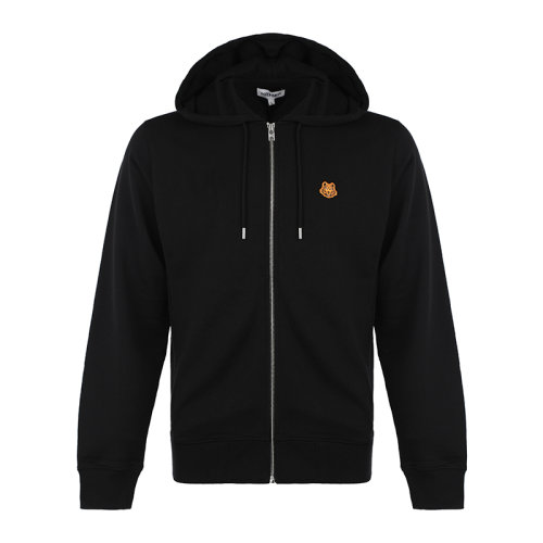 KENZO/高田贤三  新品虎头刺绣微标连帽男卫衣男士开胸卫衣FB55BL721