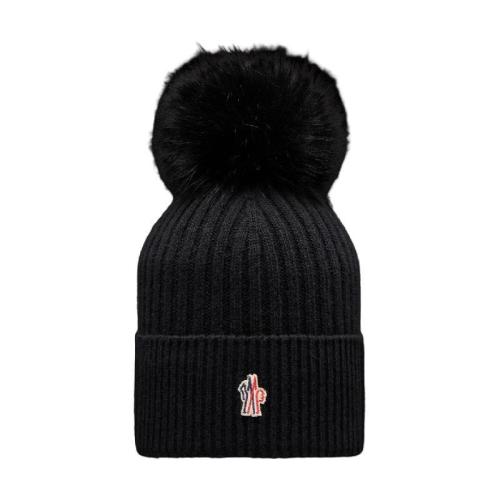  MONCLER蒙可蒙克莱 22年秋冬 女士 帽子 Cashmere Beanie With Pom Pom H20983B00011M1213999