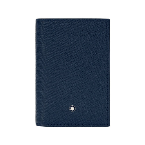 MONTBLANC万宝龙匠心系列男士蓝色名片夹 128590