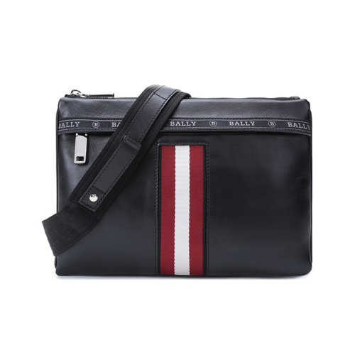 BALLY/巴利男士皮质单肩斜挎包手拿包条纹 HARVEY