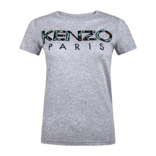  KENZO/高田贤三 女士白色棉质短袖T恤 F862TS72199393 PLFSX