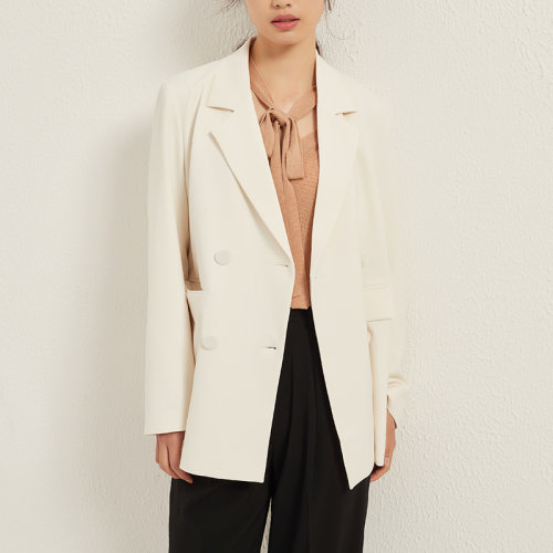 SHOKAY/绣嘉 时髦干练双排扣休闲女士西服