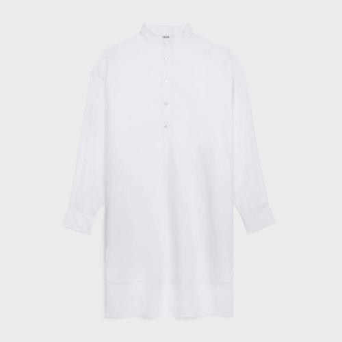  CELINE赛琳思琳 22年秋冬 男士 长袖衬衫 苎麻和亚麻PAINTER衬衫 2C710123I.01BC