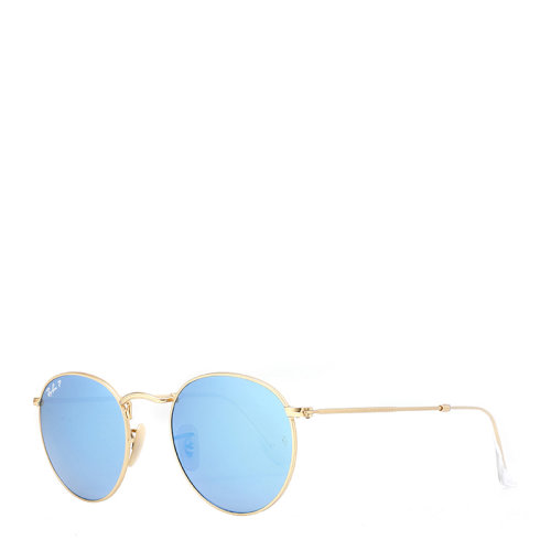 Ray-Ban/雷朋 潮流 复古 圆形 男女款 偏光 炫彩 反光 镜片 太阳镜 合金 镜架 墨镜 眼镜 RB3447 50mm RayBan 雷朋