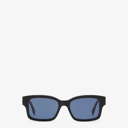  FENDI芬迪 22年秋冬 女士 太阳眼镜 Low bridge fit黑色_纤维太阳镜 FOA204V1RF076B