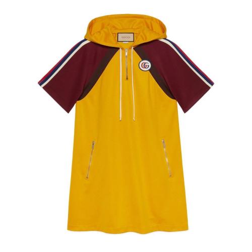  GUCCI古驰 22年秋冬 女士 双G平纹针织连衣裙 666977 XJDQN 7268