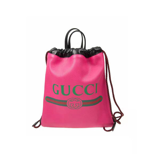 GUCCI/古驰 古琦女士粉色牛皮革双肩包 523586 0GCBT 8841 HKY0011N