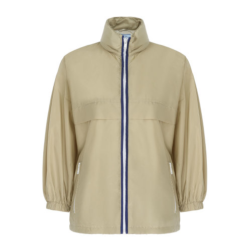 PRADA/普拉达 姜黄色 女士九分袖腰封饰拉链夹克外套 29Y764_Q04_F0Z35_S_201